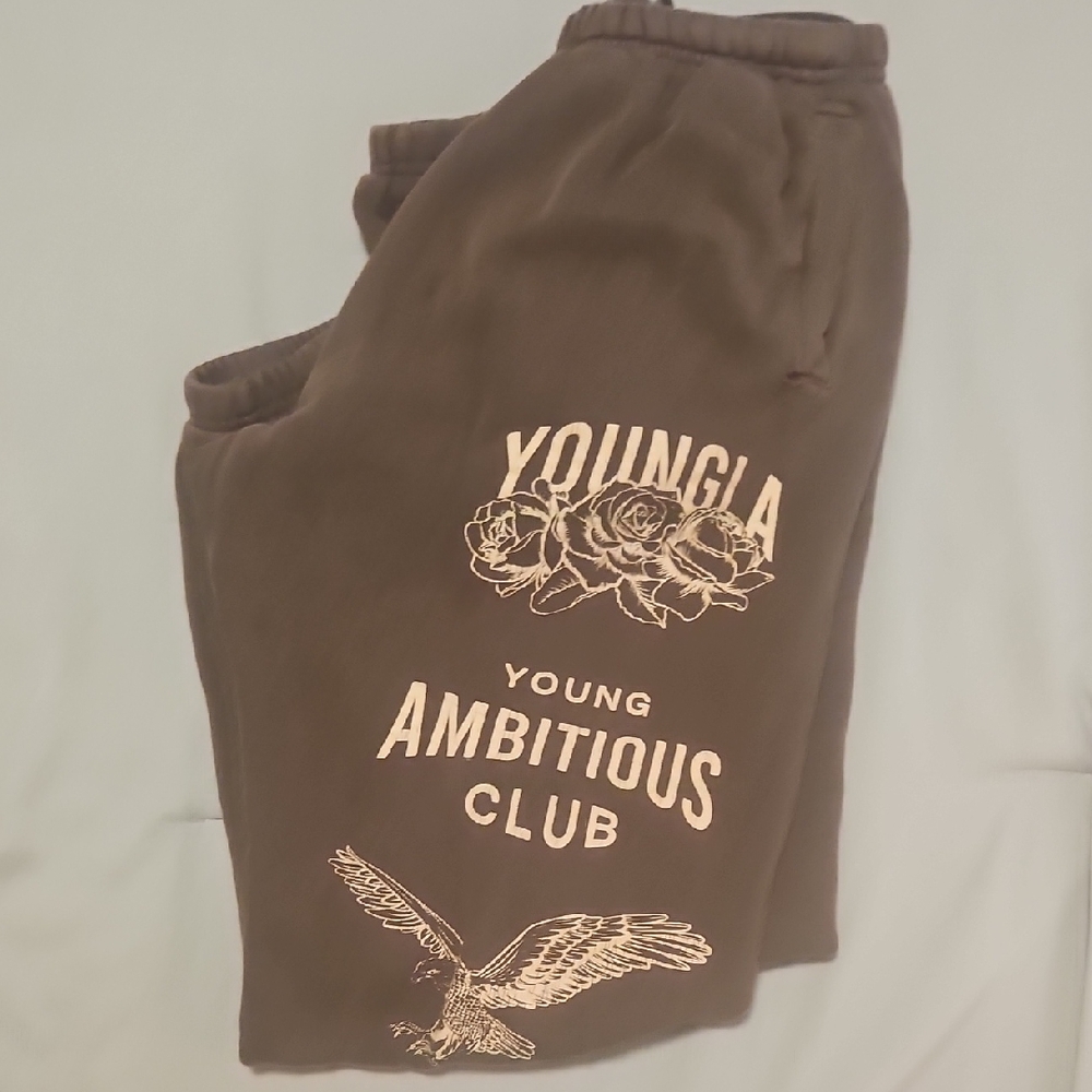 YoungLA Brown Sweatpants